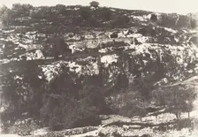 Jérusalem, Vallée de Hinnom, Détails du flanc droit, 2, 1854. Creator: Auguste Salzmann