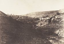 Jérusalem, Vallée de Josaphat, Vue générale, 1854. Creator: Auguste Salzmann