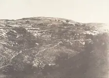 Jérusalem, Vallée de Josaphat, Face Ouest et Nord, 2, 1854. Creator: Auguste Salzmann