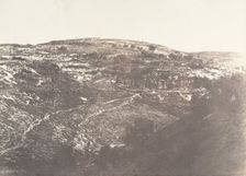 Jérusalem, Vallée de Josaphat, Face Ouest et Nord, 2, 1854. Creator: Auguste Salzmann