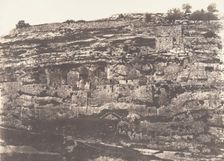 Jérusalem, Village de Siloam, Vue générale, 1854. Creator: Auguste Salzmann