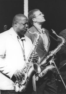 Jesse Davis and Eric Alexander, c1995. Creator: Brian Foskett