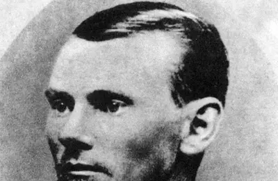 Jesse James, American outlaw, c1869-1882 (1954). Artist: Unknown