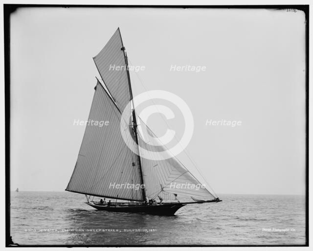 Jessica, Corinthian sweepstakes, 1891 Aug 17. Creator: Unknown.