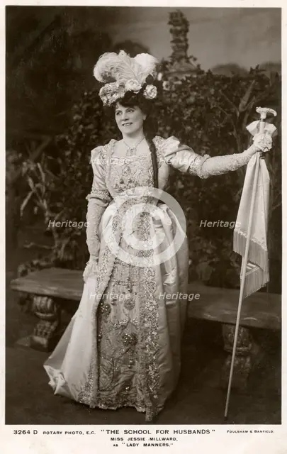 Jessie Millward, British actress, c1906.Artist: Foulsham and Banfield