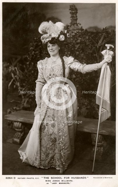 Jessie Millward, British actress, c1906.Artist: Foulsham and Banfield