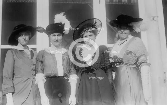 Jessie Wilson -- Elisa [i.e., Eliza] Dodge -- Mrs. D.H. Morris -- Mrs. H. Bremer, 1913. Creator: Bain News Service.