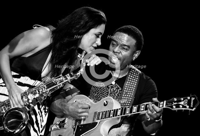 Jessy J and Norman Brown, 2010. Artist: Alan John Ainsworth.
