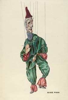 Jester, c. 1938. Creator: Elmer Weise