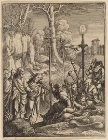 Jesus Confronting His Detractors. Creator: Wenceslaus Hollar