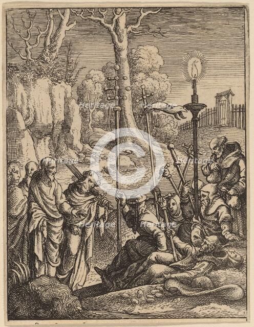 Jesus Confronting His Detractors. Creator: Wenceslaus Hollar.