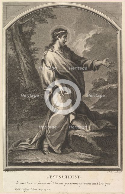 Jesus Christ, 1726. Creator: Simon Vallee.