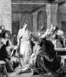 Jesus Christ appearing to his disciples after his resurrection