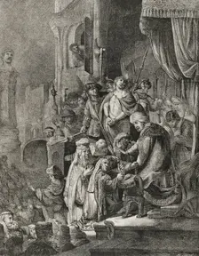 Jesus Christ before Pontius Pilate, 1878. Creator: Unknown