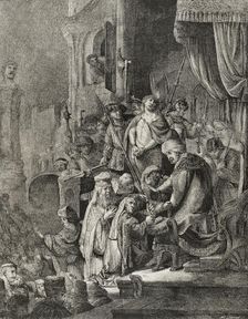 Jesus Christ before Pontius Pilate, 1878. Creator: Unknown