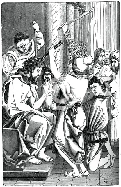 'Jesus Crowned with Thorns', (1870). Artist: Unknown