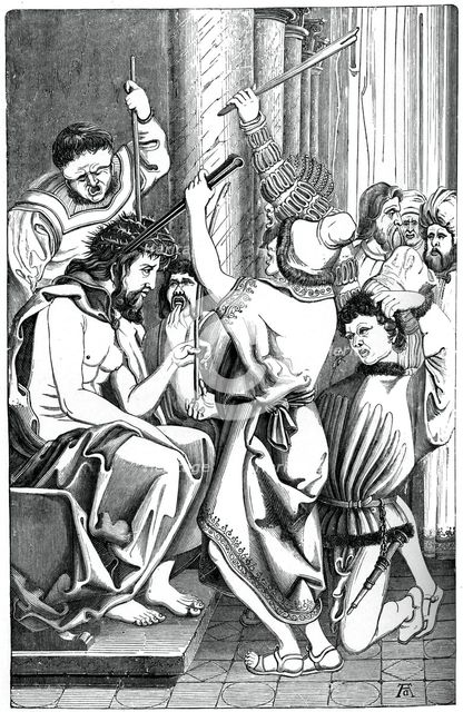 'Jesus Crowned with Thorns', (1870). Artist: Unknown