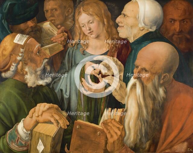 Jesus Among the Doctors, 1506. Creator: Albrecht Durer.