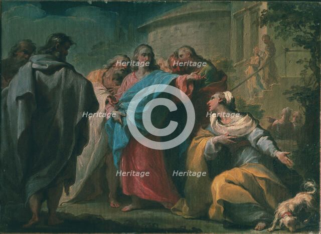 Jesus and the Canaanite Woman, Mid of the 18th cen..