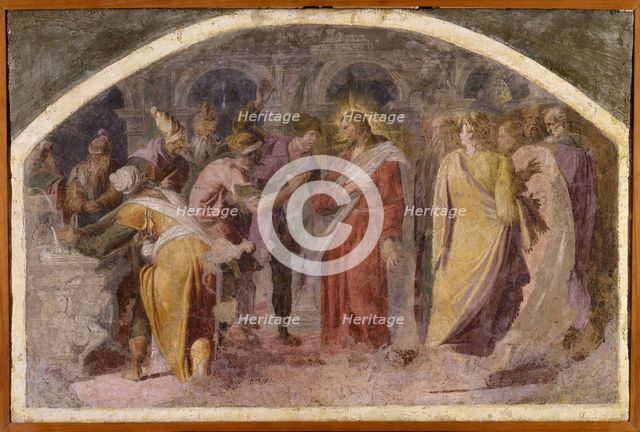 Jesus and the Pharisees.
