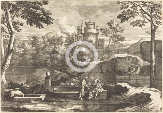 Jesus and the Samaritan. Creator: Sébastien Bourdon.