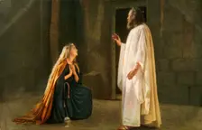 Jesus appears to Mary Magdalene, 1922. Creator: Henry Traut
