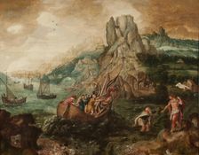 Jesus Appears to Seven Disciples. Creator: Herri met de Bles, Henri de (1510-1550)