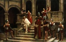 Jesus before Pilate, 1922. Creator: Henry Traut