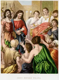 Jesus before Pilate mid 19th century