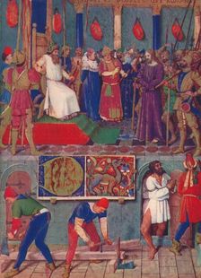 Jesus Before Pontius Pilate c1455, (1939). Artist: Jean Fouquet