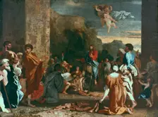 Jesus enters Jerlusalem c1630. Artist: Nicolas Poussin