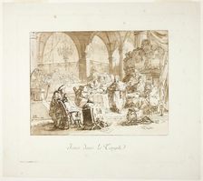 Jesus in the Temple, n.d. Creator: Jean Baptiste Le Prince