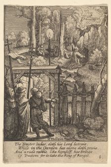 Jesus on the Mount of Olives, 1625-77. Creator: Wenceslaus Hollar