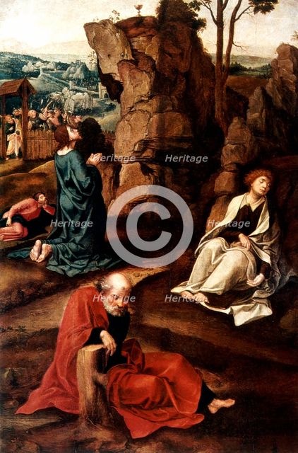 'Jesus on the Mount of Olives', 16th century. Artist: Pieter Coecke van Aelst