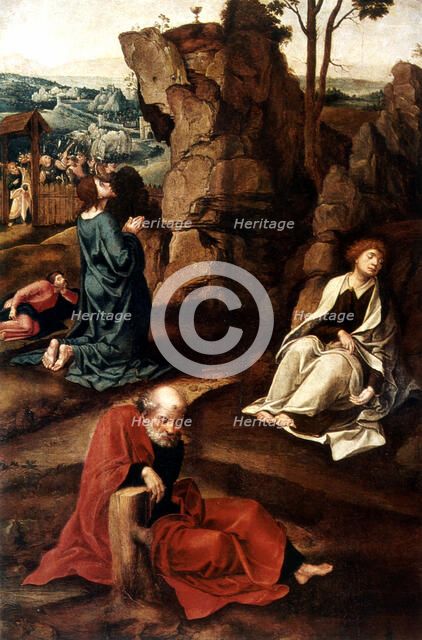 'Jesus on the Mount of Olives', 16th century. Artist: Pieter Coecke van Aelst