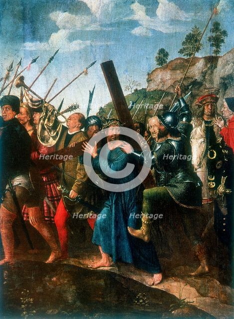 'Jesus on the Road to Calvary', late 15th/early 16th century. Artist: Michael Sittow