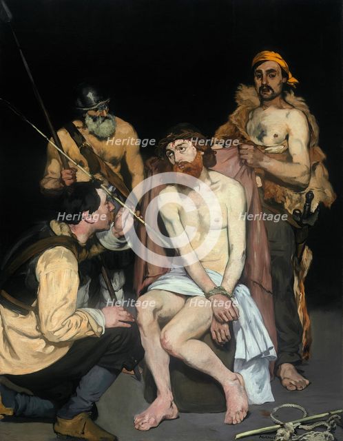 Jesus Mocked by the Soldiers, 1865. Creator: Edouard Manet.