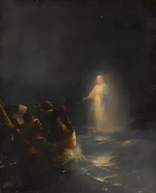 Jesus Walks on Water, 1863