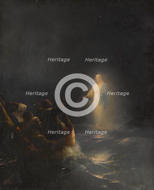 Jesus Walks on Water, 1863.