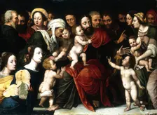 Jesus with the Little Children c1559-1589. Artist: Vincent Sellaer