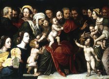 Jesus with the Little Children c1559-1589. Artist: Vincent Sellaer