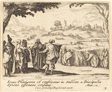 Jesus with the Pharisees, 1635. Creator: Jacques Callot