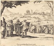 Jesus with the Pharisees, 1635. Creator: Jacques Callot