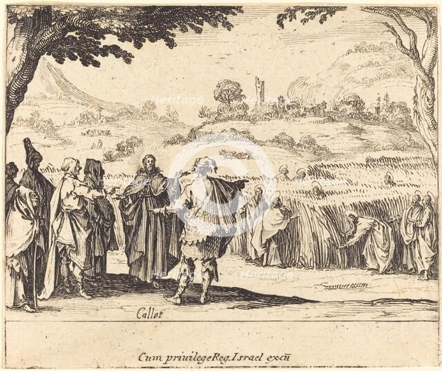 Jesus with the Pharisees, 1635. Creator: Jacques Callot.