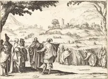 Jesus with the Pharisees, 1635. Creator: Jacques Callot