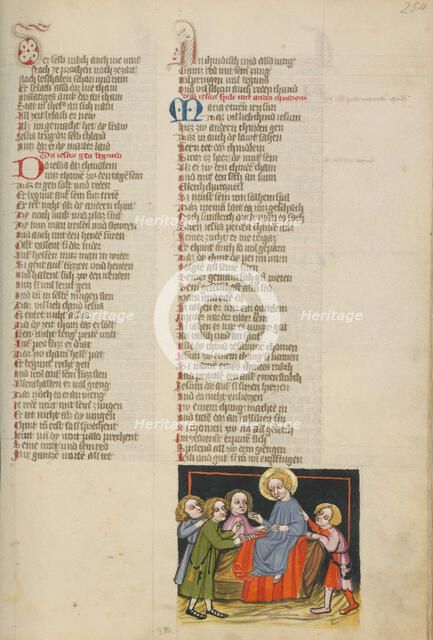 Jesus Talking to Other Children; Weltchronik about 1400-1410. Creator: Unknown.