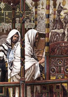 Jesus teaching in the Synagogue, c1897. Artist: James Tissot