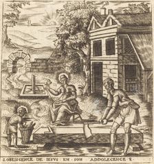 Jesus the Obedient Son, probably c. 1576/1580. Creator: Leonard Gaultier