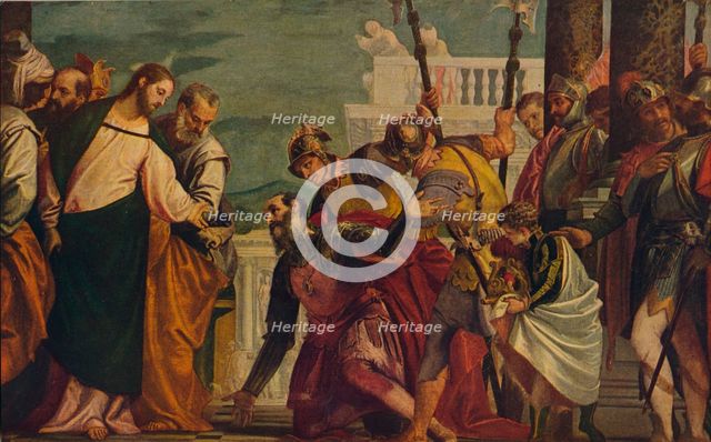 'Jesus Y El Centurio De Cafarnaun', (Jesus and the Centurion), 1571, (c1934). Artist: Paolo Veronese.