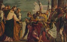 Jesus Y El Centurio De Cafarnaun (Jesus and the Centurion), 1571, (c1934). Artist: Paolo Veronese